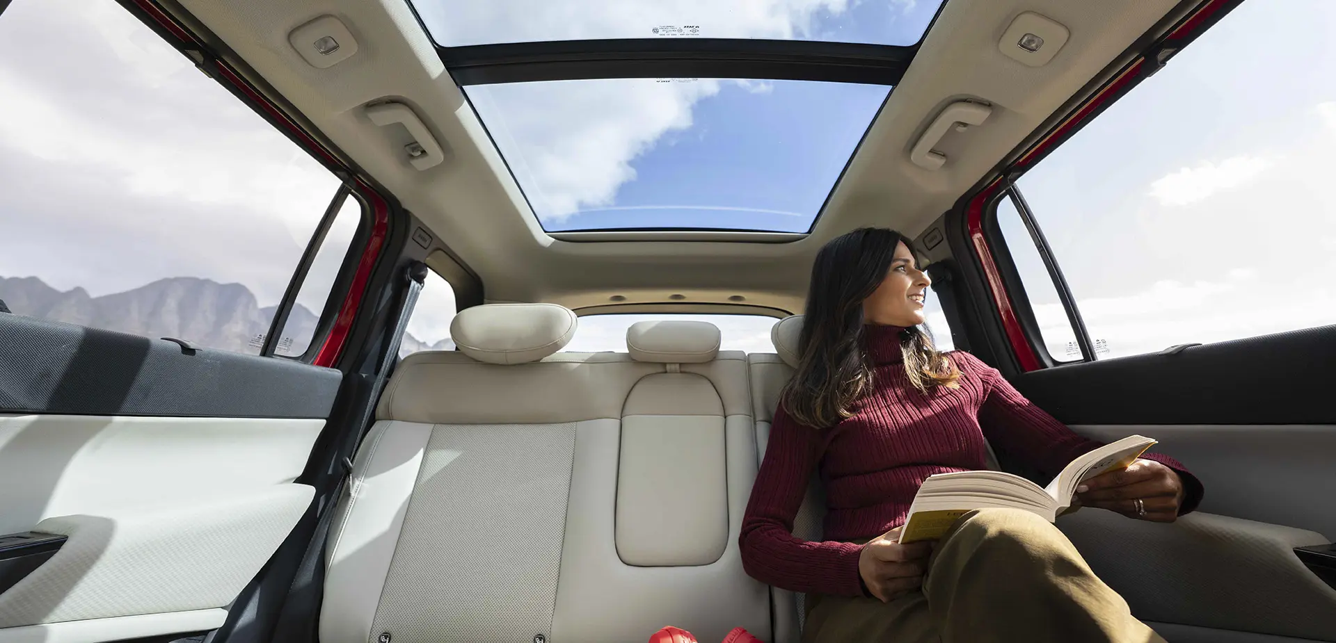 Rear comfort crafted in true luxury